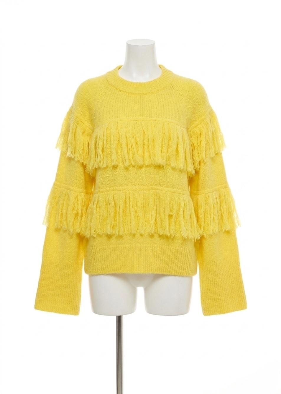 NEW ESSENTIEL ANTWERP johns pull over with fringe in dusty sunshine